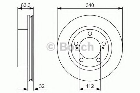 фото Bosch 0 986 479 R29 Диск тормозной | перед | Bosch 0 986 479 R29 Диск тормозной | перед |