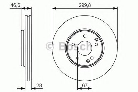 фото Bosch 0 986 479 R79 Диск тормозной | перед | Bosch 0 986 479 R79 Диск тормозной | перед |