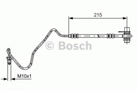 фото Bosch 1 987 481 533 Тормозной шланг | прав | Bosch 1 987 481 533 Тормозной шланг | прав |