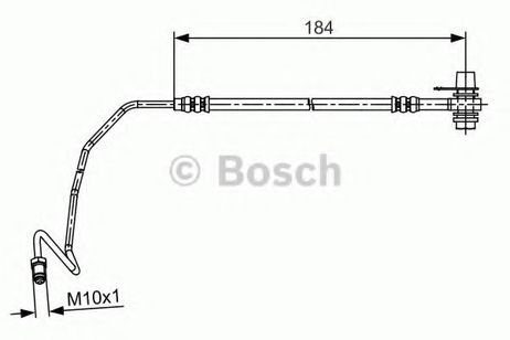 фото Bosch 1 987 481 534 Шланг тормозной задний наружный | зад лев | Bosch 1 987 481 534 Шланг тормозной задний наружный | зад лев |