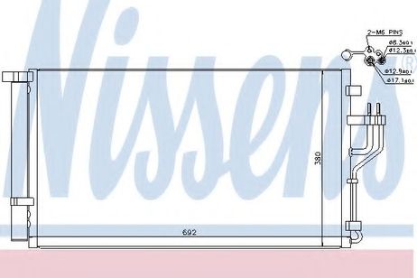 фото Nissens 940351 Конденсатор, кондиционер Nissens 940351 Конденсатор, кондиционер