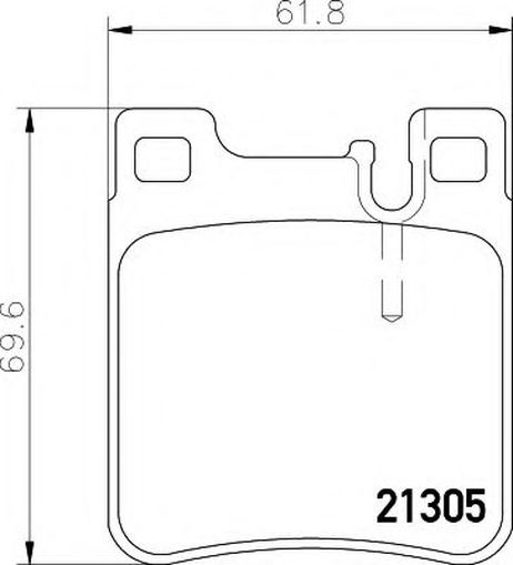 фото Hella 8DB 355 007-581 Колодки тормозные дисковые | зад | Hella 8DB 355 007-581 Колодки тормозные дисковые | зад |
