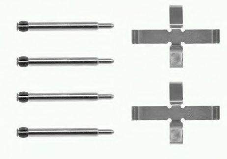 фото Hella 8DZ 355 203-461 Комплектующие, колодки дискового тормоза Hella 8DZ 355 203-461 Комплектующие, колодки дискового тормоза