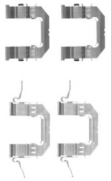 фото Hella 8DZ 355 203-741 Комплектующие, колодки дискового тормоза Hella 8DZ 355 203-741 Комплектующие, колодки дискового тормоза