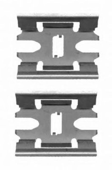 фото Hella 8DZ 355 204-071 Комплектующие, колодки дискового тормоза Hella 8DZ 355 204-071 Комплектующие, колодки дискового тормоза