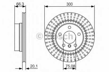 фото Bosch 0 986 479 044 Диск тормозной | зад | Bosch 0 986 479 044 Диск тормозной | зад |