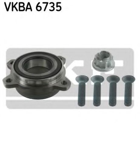 фото SKF VKBA 6735 Подшипник ступицы колеса (комплект) | зад лев | SKF VKBA 6735 Подшипник ступицы колеса (комплект) | зад лев |