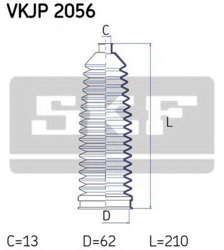 фото SKF VKJP 2056 Комплект пылника, рулевое управление | лев | SKF VKJP 2056 Комплект пылника, рулевое управление | лев |