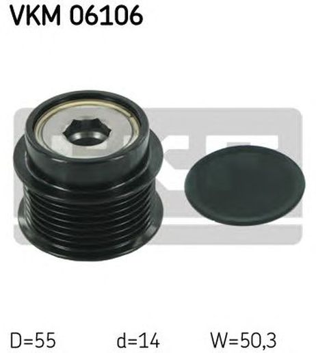 фото SKF VKM 06106 Механизм свободного хода генератора SKF VKM 06106 Механизм свободного хода генератора