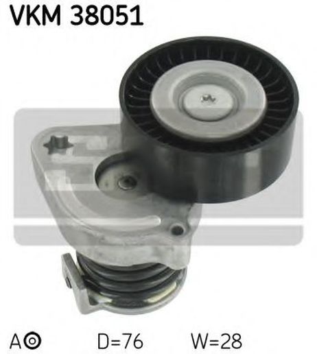 фото SKF VKM 38051 Ролик натяжной приводного ремня SKF VKM 38051 Ролик натяжной приводного ремня