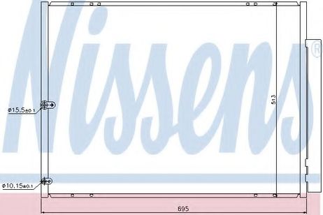 фото Nissens 940297 Конденсатор, кондиционер Nissens 940297 Конденсатор, кондиционер