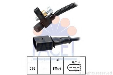 фото Facet 9.0448 Датчик импульсов, Датчик импульсов, маховик Facet 9.0448 Датчик импульсов, Датчик импульсов, маховик