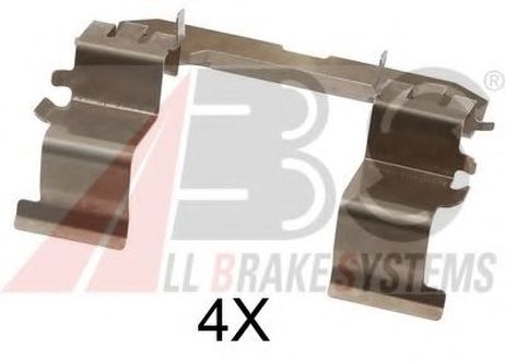 фото ABS 1632Q Комплектующие, колодки дискового тормоза ABS 1632Q Комплектующие, колодки дискового тормоза