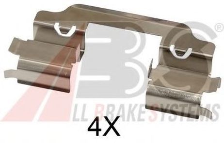 фото ABS 1648Q Комплектующие, колодки дискового тормоза ABS 1648Q Комплектующие, колодки дискового тормоза