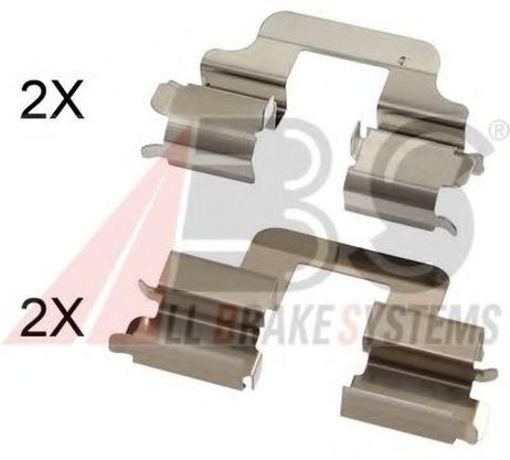 фото ABS 1731Q Комплектующие, колодки дискового тормоза ABS 1731Q Комплектующие, колодки дискового тормоза
