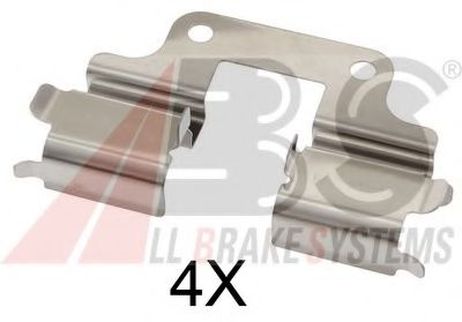 фото ABS 1739Q Комплектующие, колодки дискового тормоза ABS 1739Q Комплектующие, колодки дискового тормоза