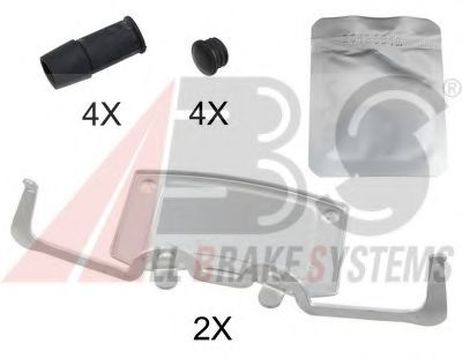 фото ABS 1787Q Комплектующие, колодки дискового тормоза ABS 1787Q Комплектующие, колодки дискового тормоза