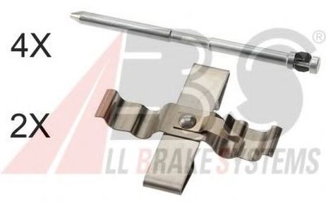 фото ABS 1809Q Комплектующие, колодки дискового тормоза ABS 1809Q Комплектующие, колодки дискового тормоза