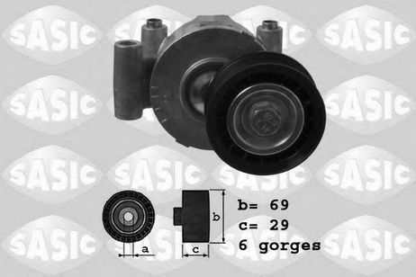 фото Sasic 1626084 Натяжитель ремня, клиновой зубча Sasic 1626084 Натяжитель ремня, клиновой зубча