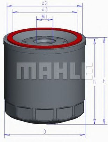 фото Knecht OC 1196 Фильтр масляный Knecht OC 1196 Фильтр масляный