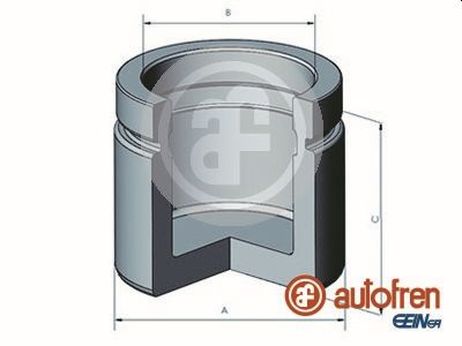 Seinsa Autofren D025296 Поршень тормозного суппорта | перед | D57