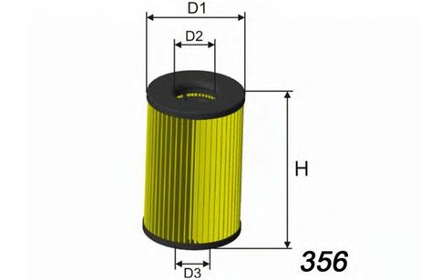 фото MISFAT L120 Фильтр масляный вставка MISFAT L120 Фильтр масляный вставка