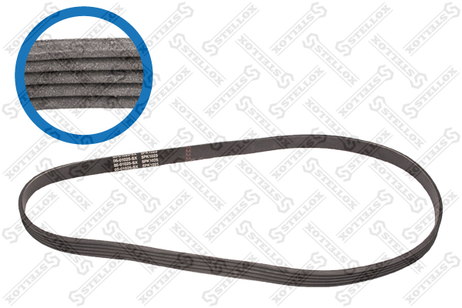 фото Stellox 05-01025-SX Ремень поликлин. 5pk1025 RVI,Citroen AX HCV Stellox 05-01025-SX Ремень поликлин. 5pk1025 RVI,Citroen AX HCV