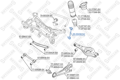 фото Stellox 56-00408-SX Тяга стаб. зад. Hyundai Tucson ix35 09> | прав/лев | Stellox 56-00408-SX Тяга стаб. зад. Hyundai Tucson ix35 09> | прав/лев |