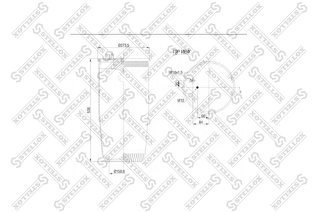 фото Stellox 84-00144-SX Пневмоподушка без стак. MAN tga/tgs/tgx HCV Stellox 84-00144-SX Пневмоподушка без стак. MAN tga/tgs/tgx HCV