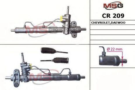 фото MSG CR209 Рулевая рейка c ГУР новая Chevrolet Matiz 2005-, Chevrolet Spark 2005-, Daewoo Matiz 2003- MSG CR209 Рулевая рейка c ГУР новая Chevrolet Matiz 2005-, Chevrolet Spark 2005-, Daewoo Matiz 2003-