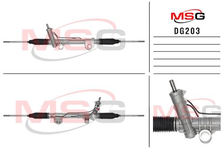 фото MSG DG203 Рулевая рейка c ГУР новая Dodge RAM 1500 2006-2013 MSG DG203 Рулевая рейка c ГУР новая Dodge RAM 1500 2006-2013