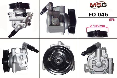 фото MSG FO046 Насос ГУР новый Ford 2006-, Ford Mondeo 2007-2014, Ford S-Max 2006- MSG FO046 Насос ГУР новый Ford 2006-, Ford Mondeo 2007-2014, Ford S-Max 2006-