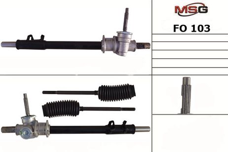 фото MSG FO103 Рулевая рейка без ГУР новая Ford Escort 1980-1990, Ford Orion 1983-1990 MSG FO103 Рулевая рейка без ГУР новая Ford Escort 1980-1990, Ford Orion 1983-1990