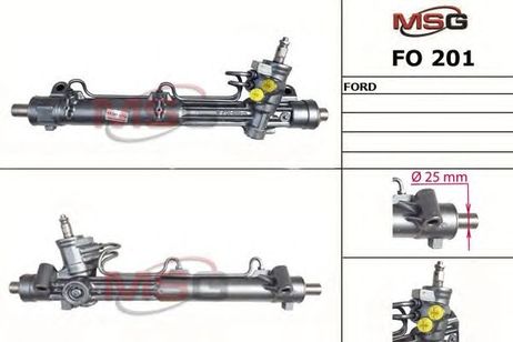 фото MSG FO201 Рулевая рейка c ГУР новая Ford Cougar 1998-2001, Ford Mondeo 1992-2000 MSG FO201 Рулевая рейка c ГУР новая Ford Cougar 1998-2001, Ford Mondeo 1992-2000