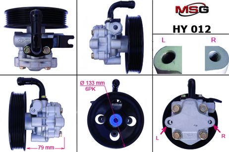 фото MSG HY012 Насос ГУР новый Hyundai Sonata v 2005-2009 MSG HY012 Насос ГУР новый Hyundai Sonata v 2005-2009