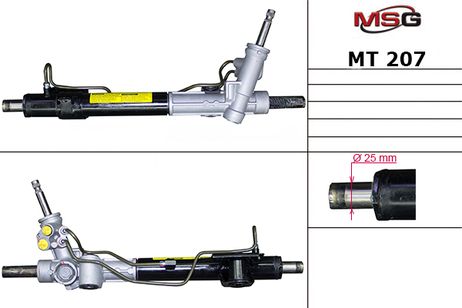 фото MSG MT207 Рулевая рейка c ГУР новая Mitsubishi Lancer x 2008-, Mitsubishi Outlander XL 2006- MSG MT207 Рулевая рейка c ГУР новая Mitsubishi Lancer x 2008-, Mitsubishi Outlander XL 2006-