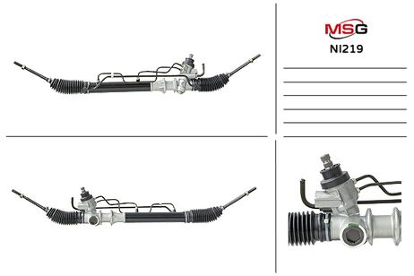 фото MSG NI219 Рулевая рейка c ГУР новая Nissan Sentra 1990-1994, Nissan Tsuru 1990-2009 MSG NI219 Рулевая рейка c ГУР новая Nissan Sentra 1990-1994, Nissan Tsuru 1990-2009