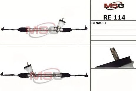 фото MSG RE114 Новая рулевая рейка Renault Scenic III 2009-, Renault Megane III 2008-, Renault Fluence 2005-, Re MSG RE114 Новая рулевая рейка Renault Scenic III 2009-, Renault Megane III 2008-, Renault Fluence 2005-, Re