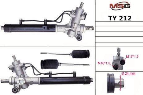 фото MSG TY212 Рулевая рейка c ГУР новая Toyota rav4 i 1994-2000 MSG TY212 Рулевая рейка c ГУР новая Toyota rav4 i 1994-2000