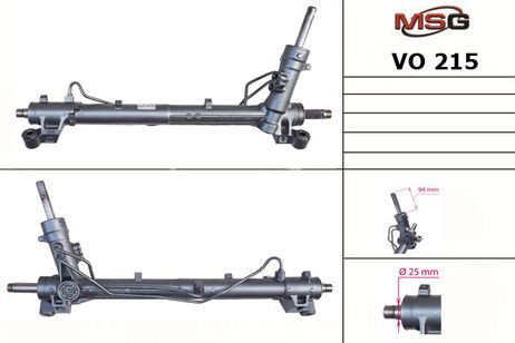 фото MSG VO215 Новая рулевая рейка Volvo C70 II 2006-, Volvo V50 2004-, Volvo S40 II 2004-, Volvo C30 2006- MSG VO215 Новая рулевая рейка Volvo C70 II 2006-, Volvo V50 2004-, Volvo S40 II 2004-, Volvo C30 2006-
