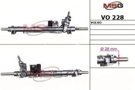 фото MSG VO228 Рулевая рейка c ГУР новая Volvo xc90 2002-2014 MSG VO228 Рулевая рейка c ГУР новая Volvo xc90 2002-2014