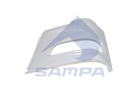 SAMPA 1850 0083 Рамка фары | лев | HCV