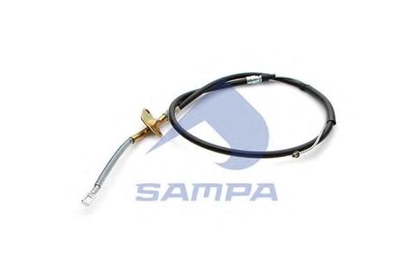фото SAMPA 201.324 Трос ручного тормоза MB | зад лев | HCV SAMPA 201.324 Трос ручного тормоза MB | зад лев | HCV
