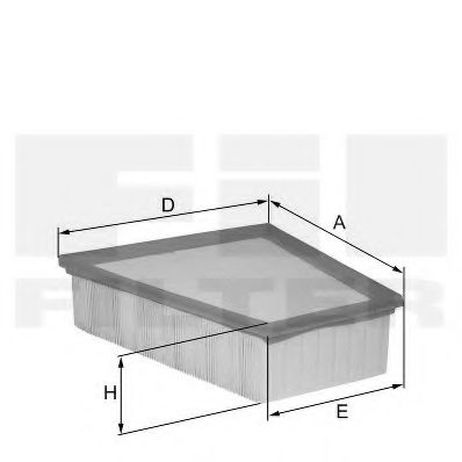 фото Fil Filter HP 2246 Фильтр воздушный Fil Filter HP 2246 Фильтр воздушный