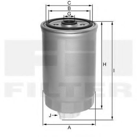 фото Fil Filter ZP 3071 BF Фильтр топливный Fil Filter ZP 3071 BF Фильтр топливный