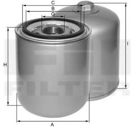 фото Fil Filter ZP 3410 Патрон осушителя воздуха, пневматическая система Fil Filter ZP 3410 Патрон осушителя воздуха, пневматическая система