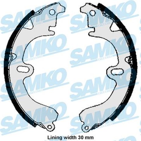 Samko 85860 Комплект тормозных колодок
