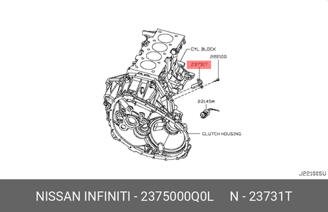 фото Nissan 23750-00Q0L Датчик импульсов Nissan 23750-00Q0L Датчик импульсов