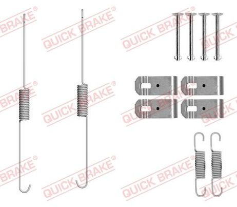 Quick Brake 1050888 Ремкомплект задних барабанных колодок