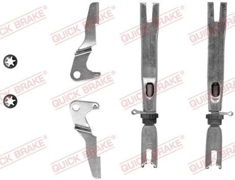 Quick Brake 10253010 Саморегулятор тормозных колодок к-т прав+лев peugeot: partner 97-, 405 kombi 87-98 drum 28x40